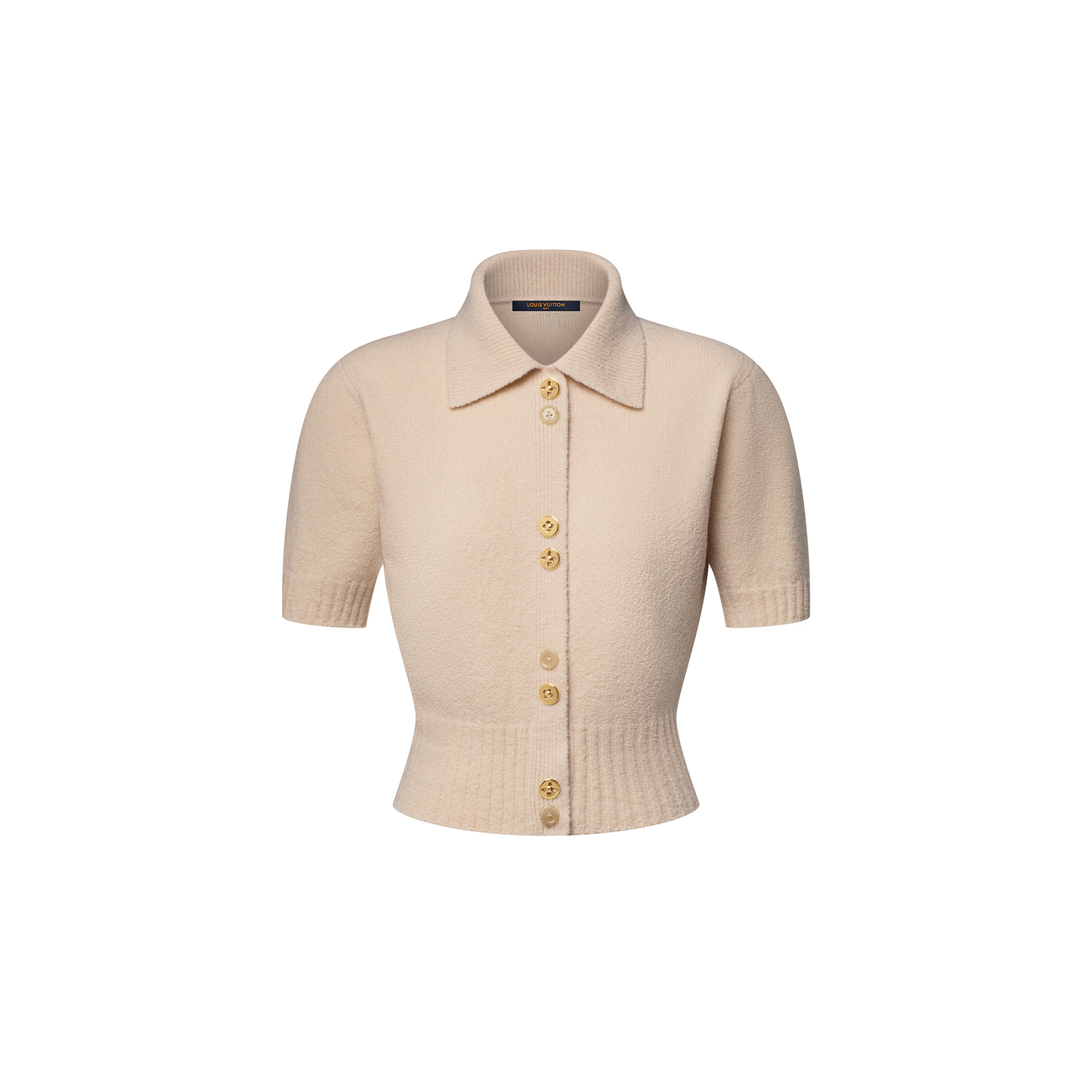 LOUIS VUITTON MONOGRAM BUTTON KNIT TOP 1AJHM6